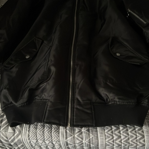 ASOS Oversized satin exterior jacket (please see details for size) - Picture 2 of 5